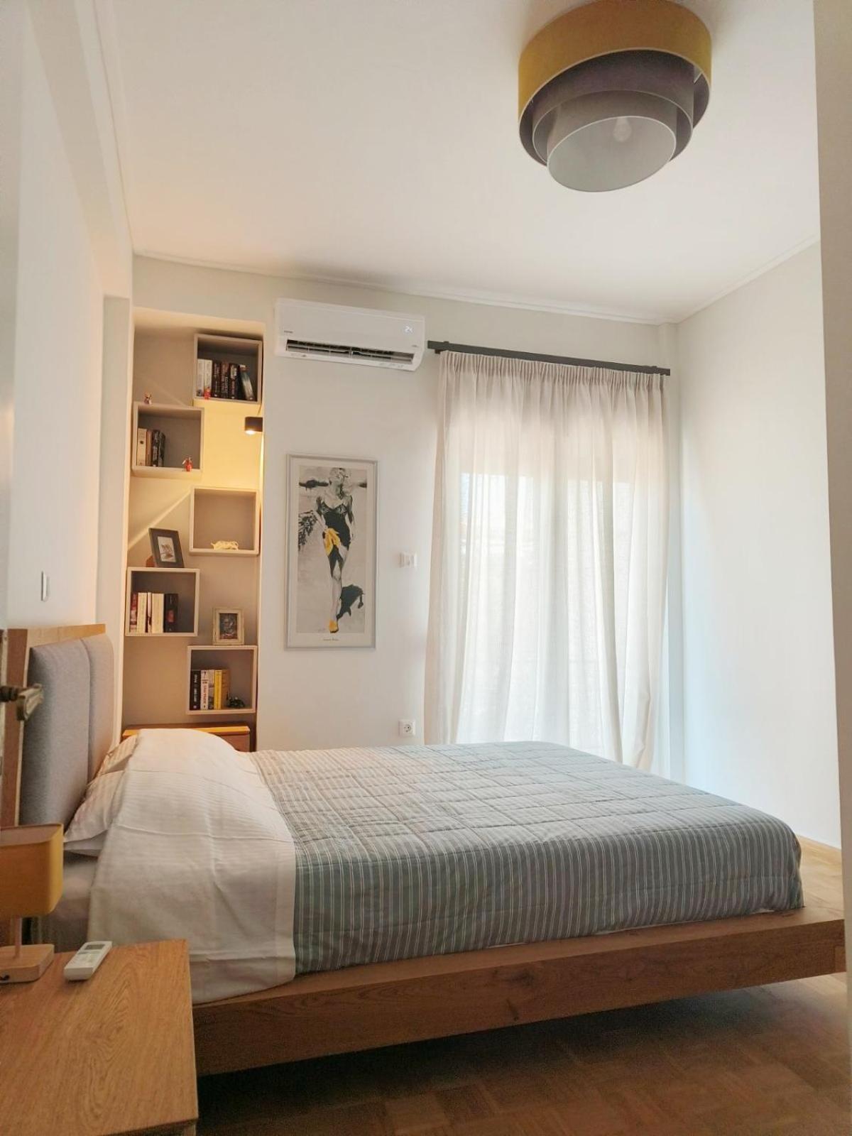 Apartamento Stylish Artistic Flat With View, Three Min To Metro Atenas Exterior foto